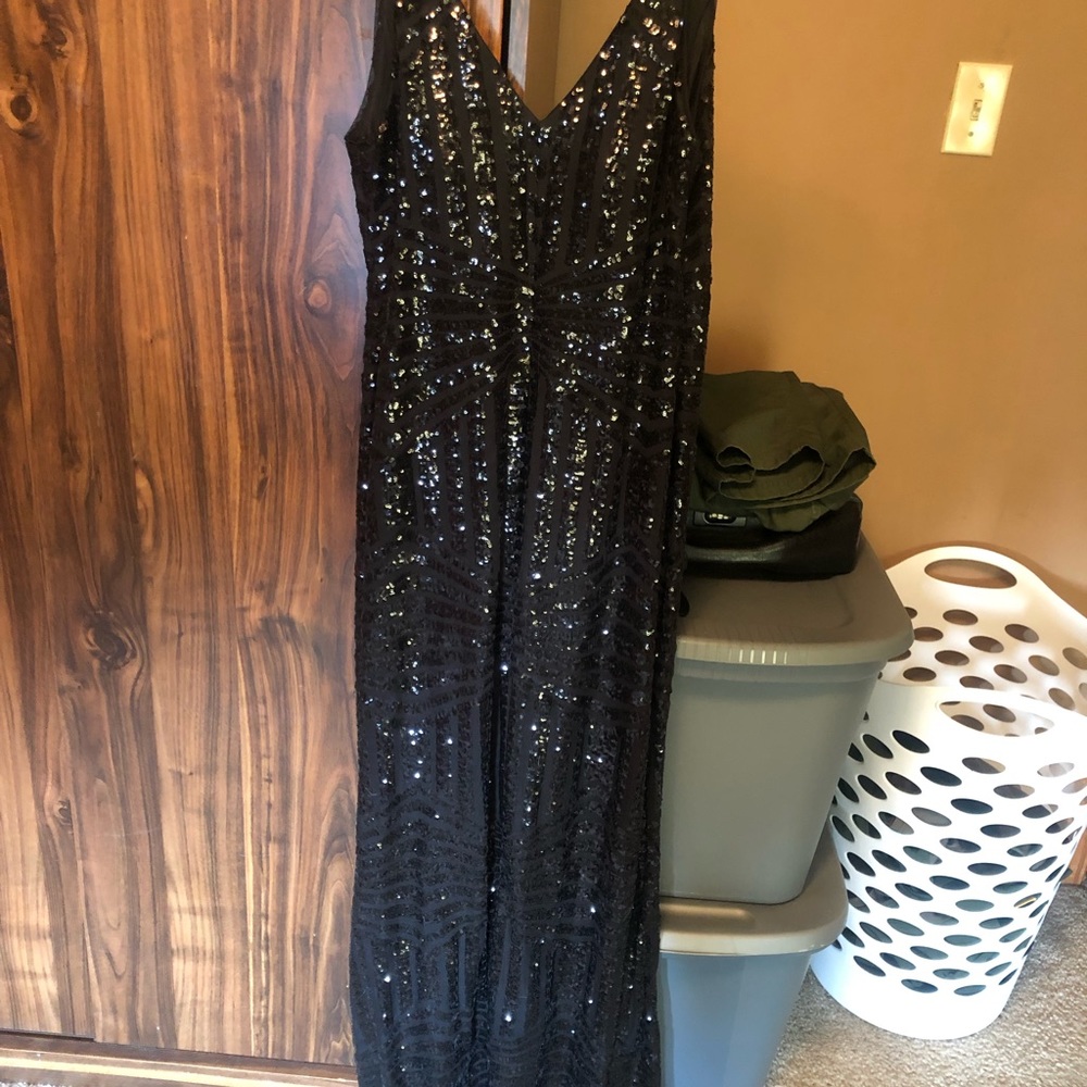Black Formal Sequin Dress